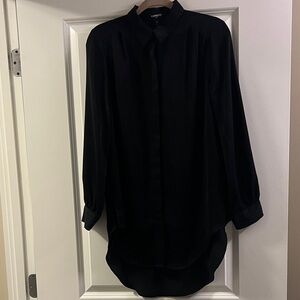 Express Elegant Black Blouse